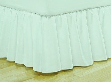 300TC Nile valley Bed skirt Egyptian Cotton Queen Sage Color