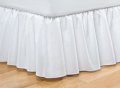 300TC Nile valley Bed skirt Egyptian Cotton Queen White Color