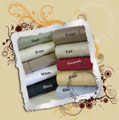 1200-TC Queen Sheet Set Burgundy Egyptian Cotton