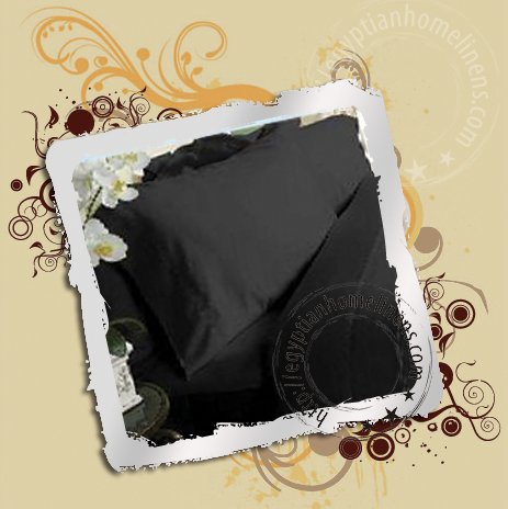 King Black Duvet Cover 1000TC Egyptian Cotton Home Linens