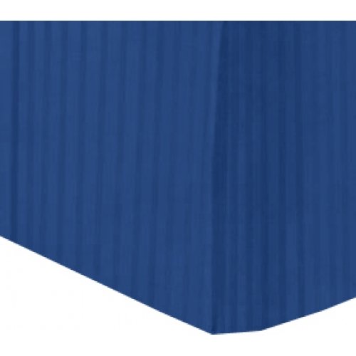 400 Thread Count Queen Bed skirt Egyptian Cotton Navy Blue Color