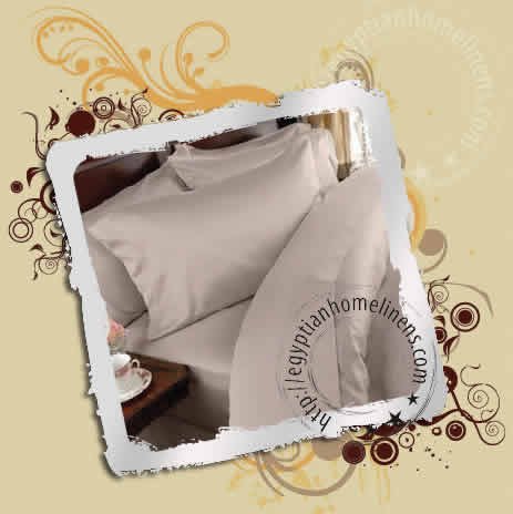 Full Size Duvet Covers 1000-TC Egyptian Cotton Beige