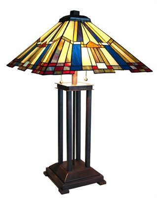 Fantastic Mission Tiffany Styled Table Lamp