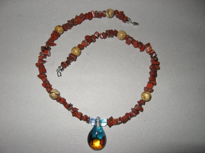 Blown Glass Necklace - Handmade