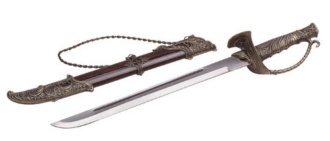 Sword With D-Shape Handle