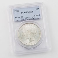 1922 Peace Dollar Certified MS63