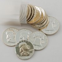 1962 Franklin Half Dollar Roll of 20 - SILVER PROOF