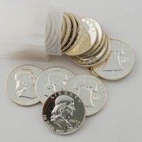 1963 Fraklin Half Dollars Roll of 20 - SILVER PROOF