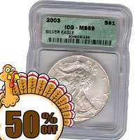 Certified 69 Silver Eagle
