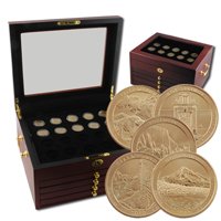 2010 National Parks P & D Goldmine with Collector Display Chest