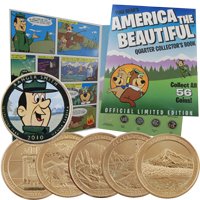 Yogi Bear Quarter Collector Book w/ 24 Karat Gold Quarters