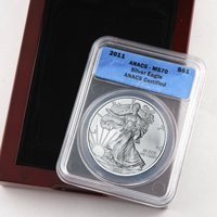 2011 Silver Eagle Certified 70 - ANACS