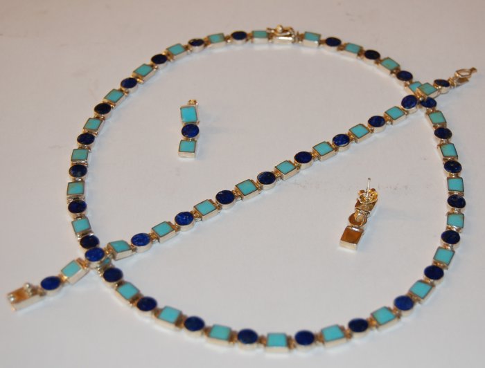 Lapislazuli Opal Set