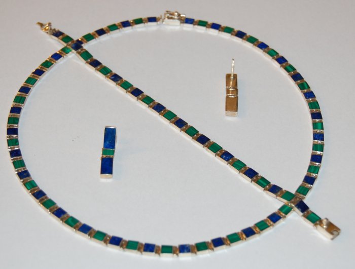 Lapislazuli Malachite Set