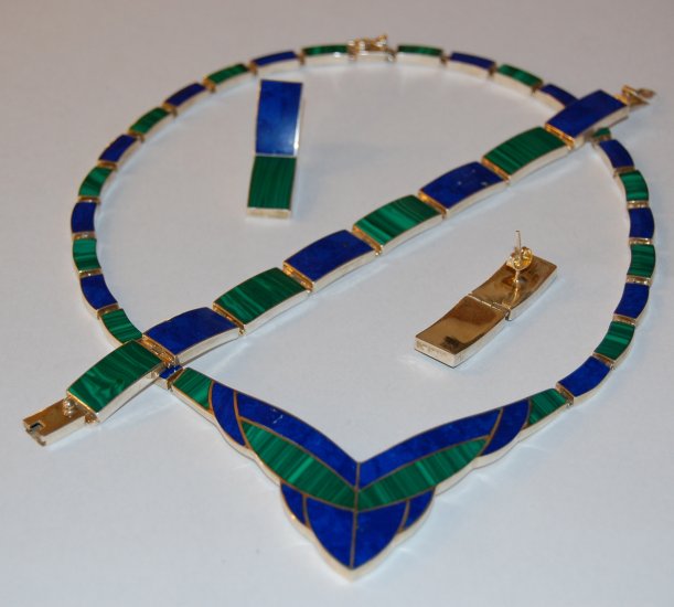 Lapislazuli Malachite Set