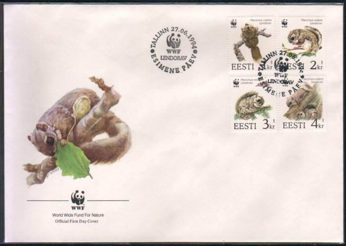 WWF / World Wide Fund for Nature FDC / FIRST DAY COVER : Lendorav 27 June 1994