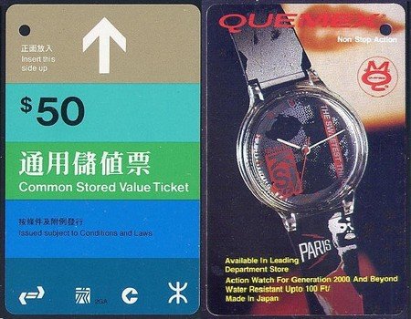 Hong Kong KCR Train Ticket : Watch