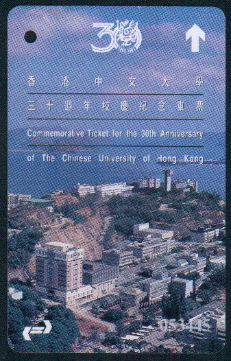 Hong Kong KCR Train Ticket - Chinese University