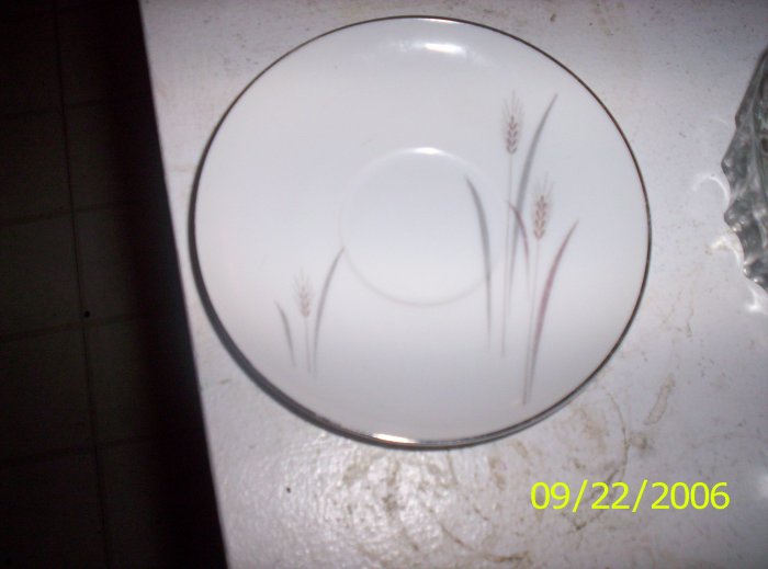 Platinum Wheat saucers