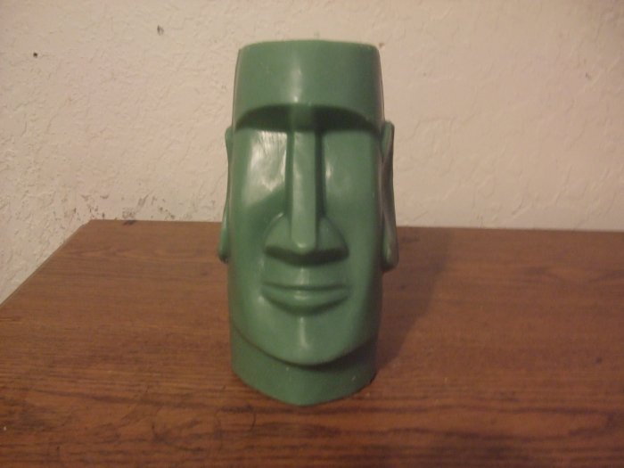 Easter Island Head candle