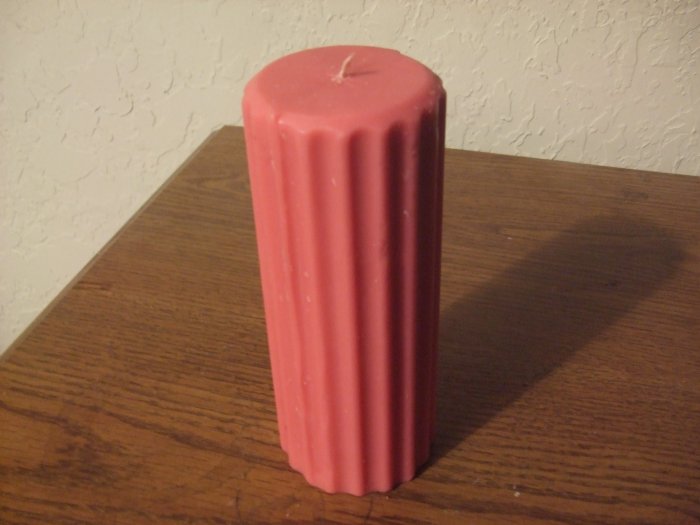 Corrugated Pillar candle