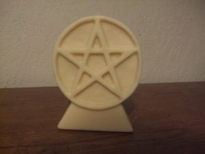 Pentacle candle