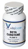 Beta Carotene SV826 100 Softgel Capsules