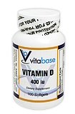 V5550 Vitamin D - 400iu 100 softgels