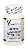 SV2523 500mg Acetyl L-Carnitine 30 Vegetarian Capsules