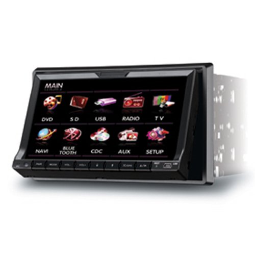 7 Inch Slide down panel Touch Screen Bluetooth USB Car DVD