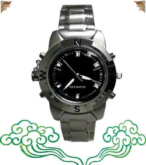 MP3 Watch Player with built-in voice high quality recorder