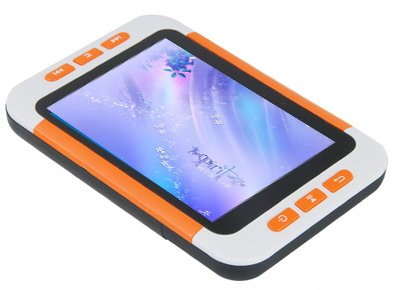 16GB 3.5 Inch MP5 Player with FM- Orange / White