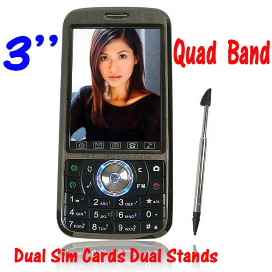 Quad Band Dual SIM Touchscreen Cell Phone