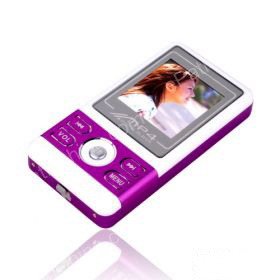 2GB 1.5 Inch MP4 Players With FM Function - Purple