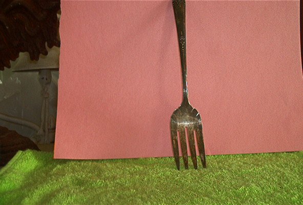 ONEIDA TUDOR PLATE SWEET BRIAR SERVING FORK FLATWARE SILVERPLATE