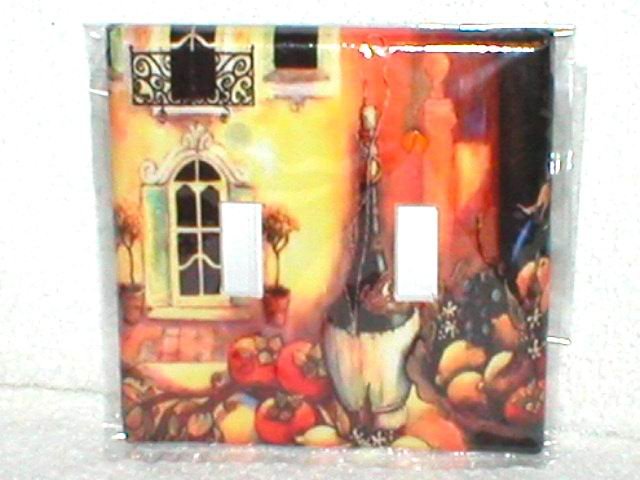 TUSCAN & WINE DESIGN DECORATIVE LIGHT SWITCHPLATE COVER