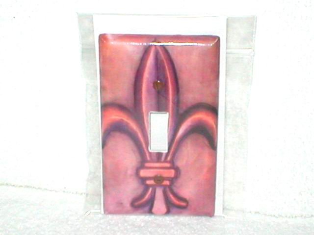 FLEUR DE LIS DESIGN DECORATIVE SWITCHPLATE COVER(rst)