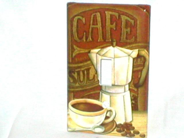 COFFFEE~ESPRESSO DESIGN~DECORATIVE LIGHT SWITCHPLATE