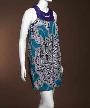 Nicole Miller Print Bubble Dress - US 0/2