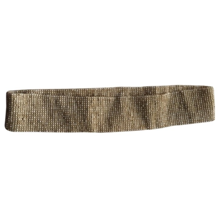 Erik & Mike Beaded Elastic Headband - Stone - NWT