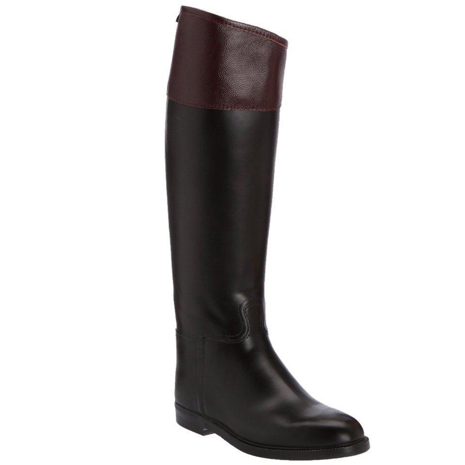 Aigle Jumping II Rubber Riding Boot Black/Bordeaux EU 36 XL