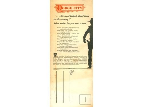 Dodge City Book of Facts True Stories Vintage