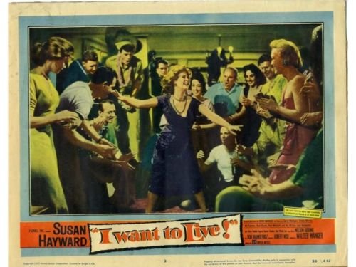 I Want To Live Lobby Card Hayward Wise