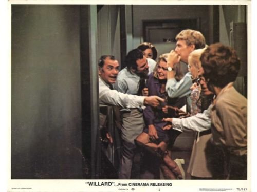 WILLARD Lobby Card set Rats Borgnine Horror