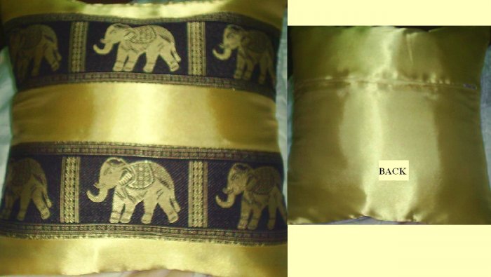 Set of 2 Thai Silk, Pillow Case, Cushion Cover, Excellent Quality, Low Price!