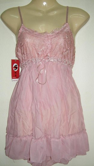 Women Sexy Trendy Fashion Designer T-Shirt Tank Top Dress Pink