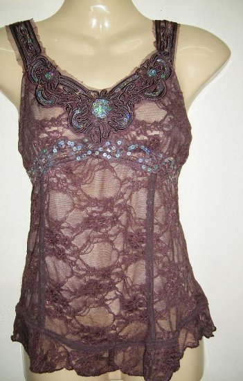Women Sexy Trendy Fashion Designer T-Shirt Tank Top Maroon