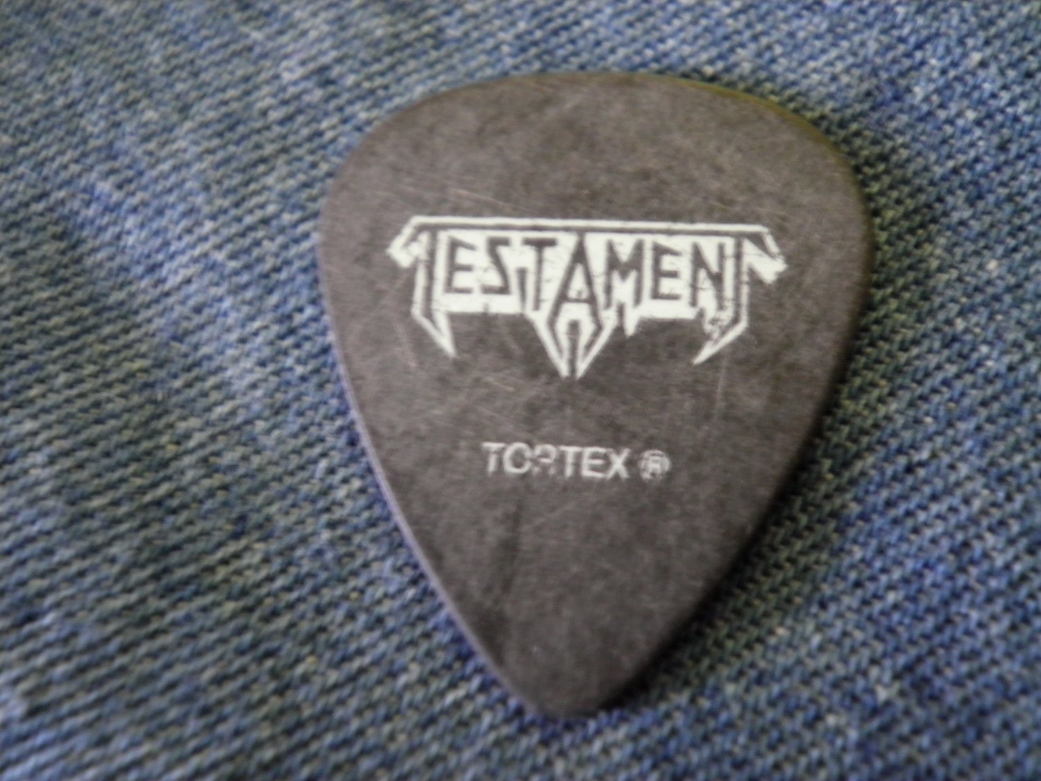 TESTAMENT GUITAR PICK Greg Christian black