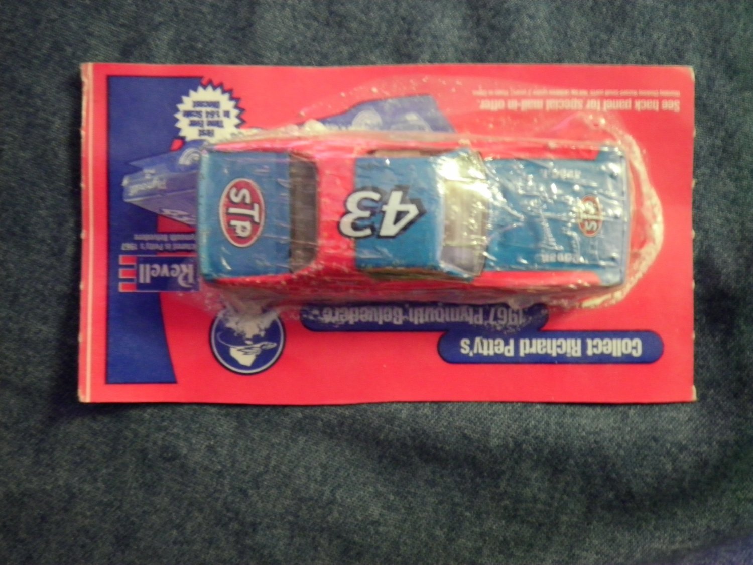 RICHARD PETTY CAR #43 Plymouth Belvedere die-cast wisk promo 1:64 MIP