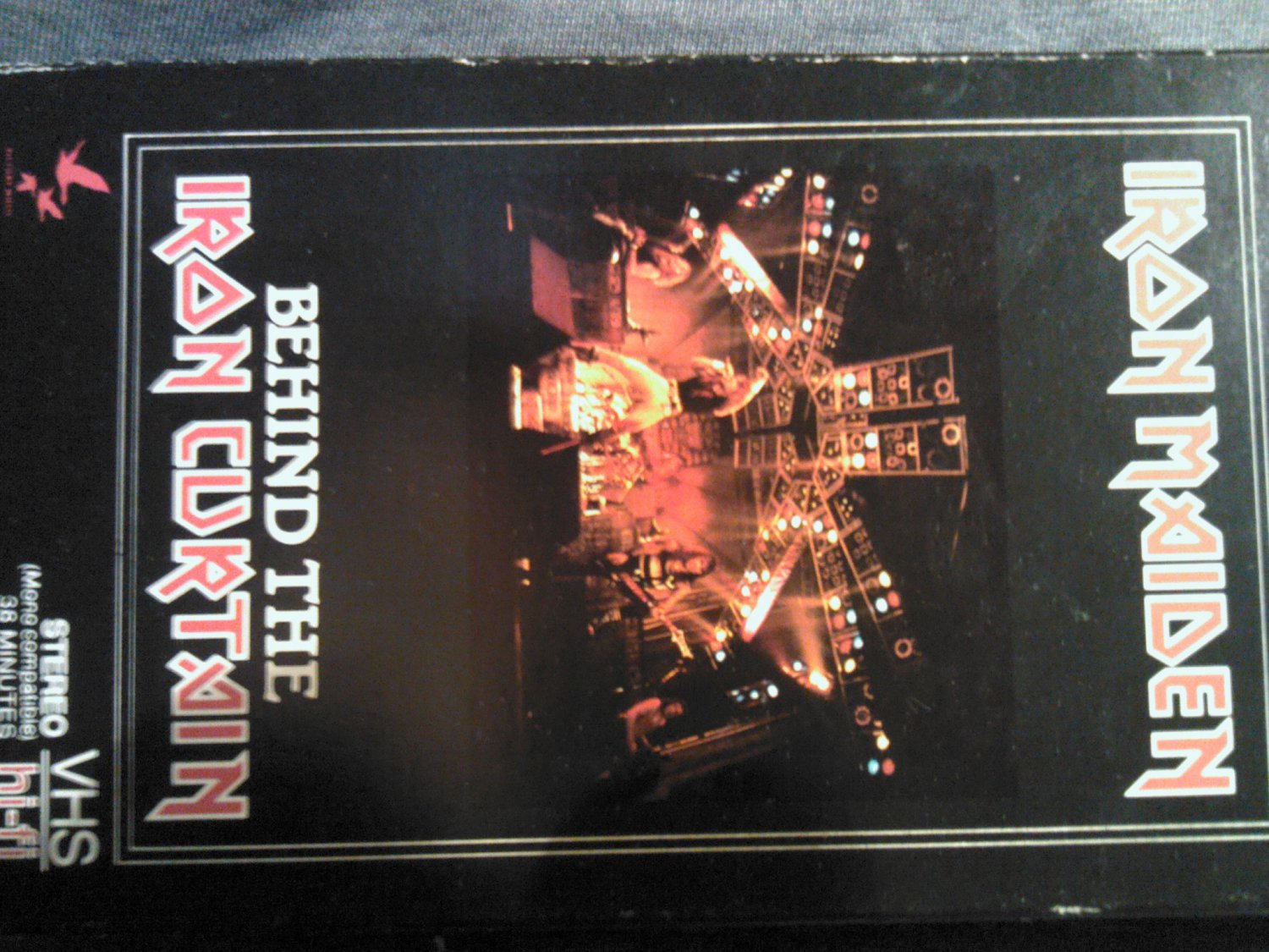 VHS IRON MAIDEN Behind The Iron Curtain live 1984